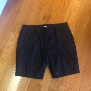 Loft charcoal gray size 12 dress shorts